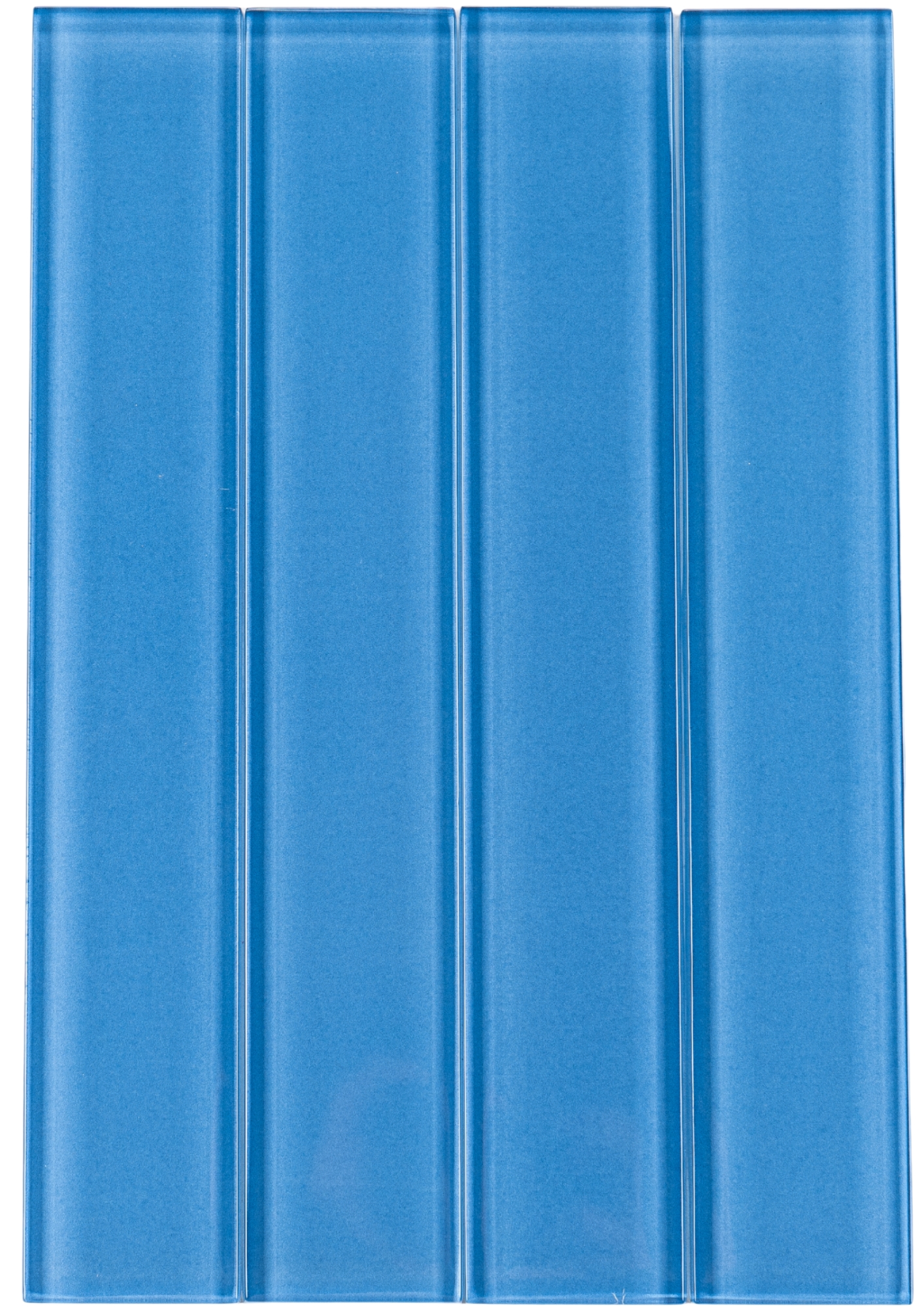 Glasmosaik Tile 8mm Glänzender Glasoptik Blau